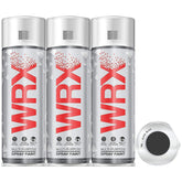 3X WRX Gloss Black Spray Paint 400ml Spray Paint